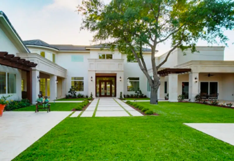 Custom home exterior built by Breman Construction in the Rio Grande Valley, TX