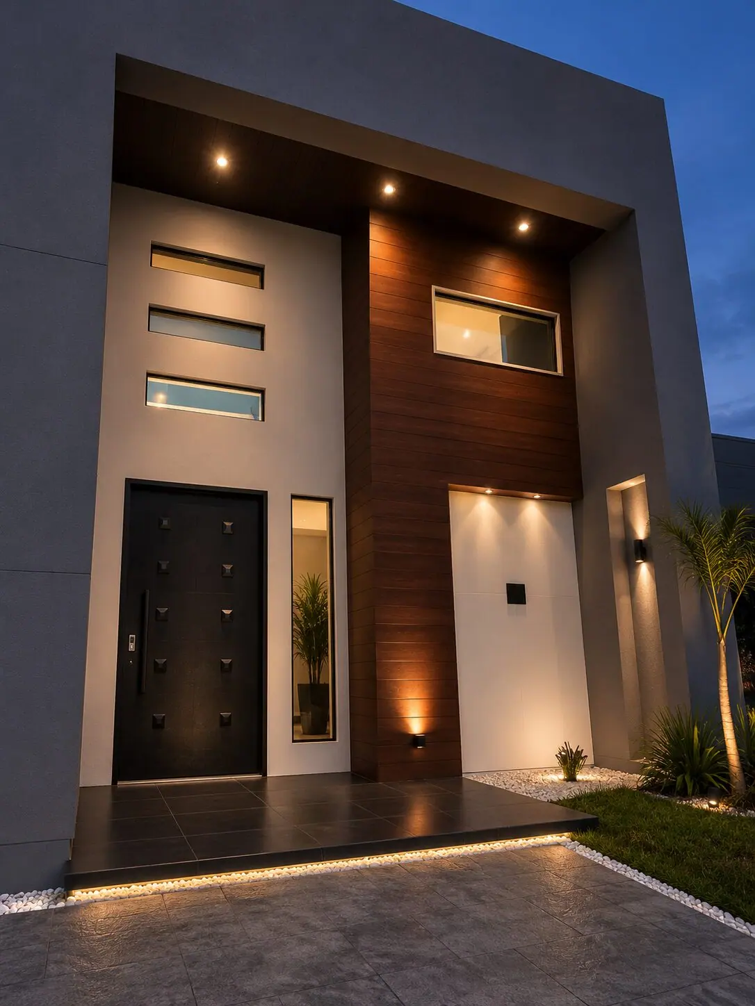 Custom home exterior built by Breman Construction in the Rio Grande Valley, TX