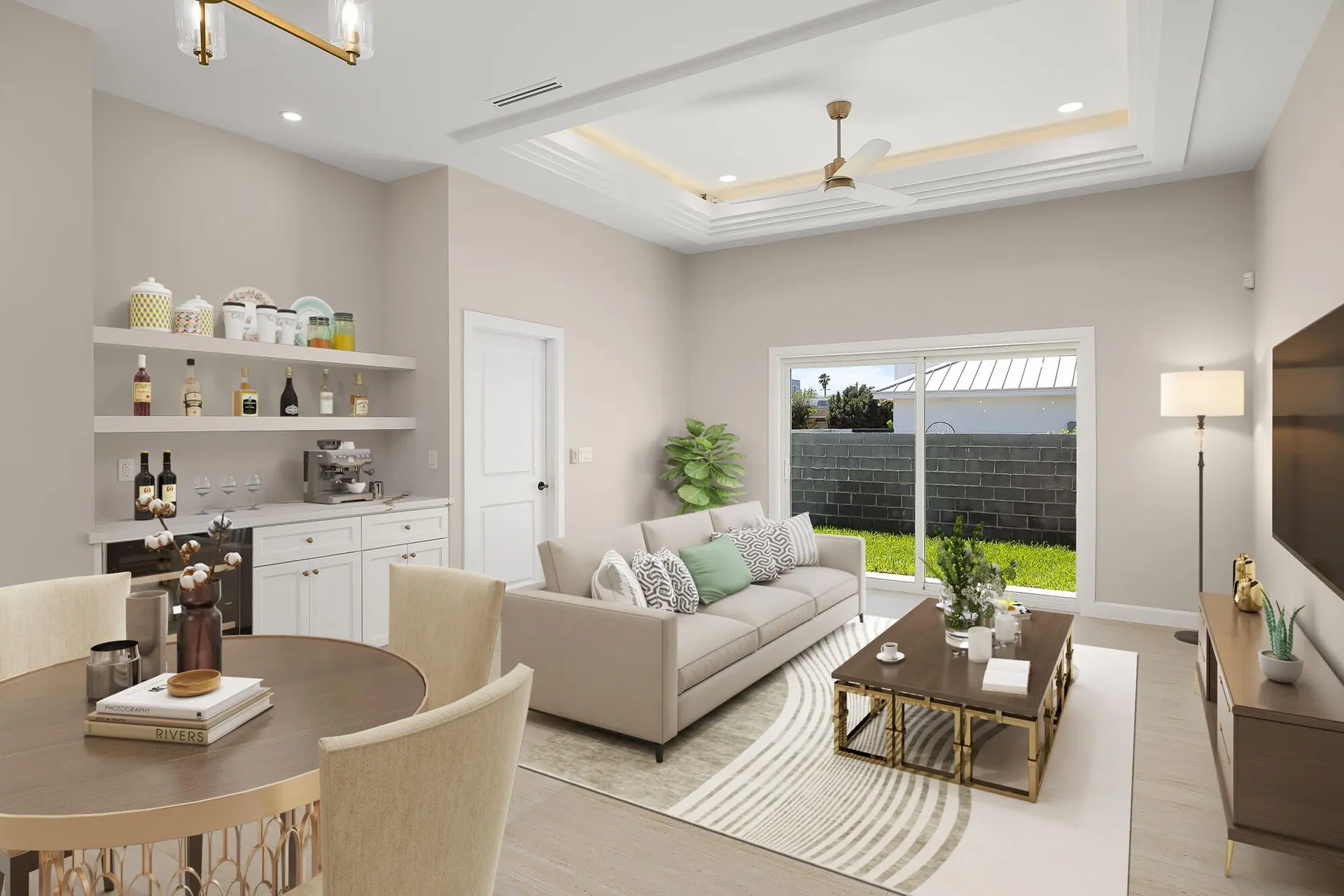 Custom home interior built by Breman Construction in the Rio Grande Valley, TX