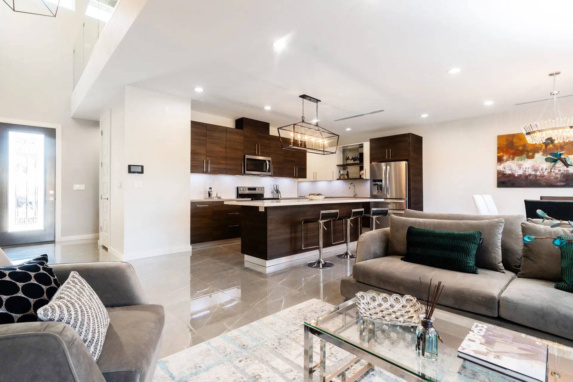 Custom home interior built by Breman Construction in the Rio Grande Valley, TX