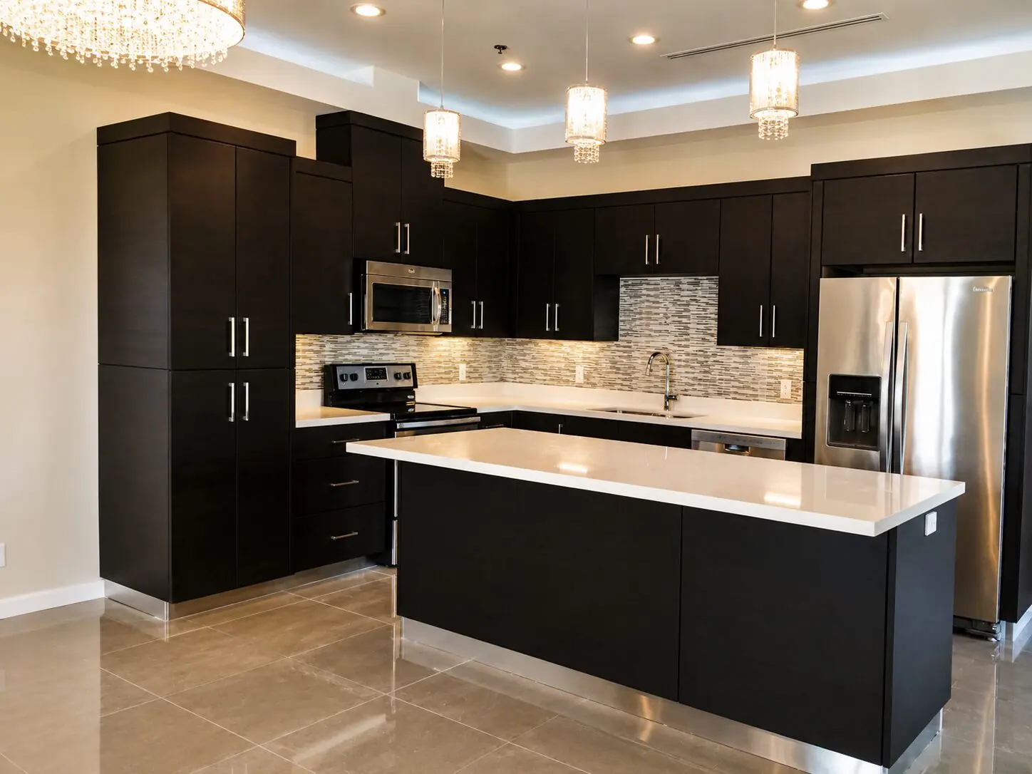 Custom home interior built by Breman Construction in the Rio Grande Valley, TX