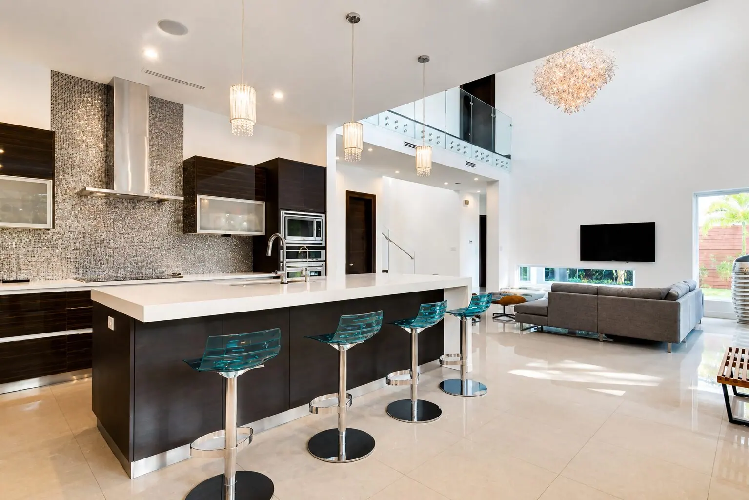 Custom home interior built by Breman Construction in the Rio Grande Valley, TX