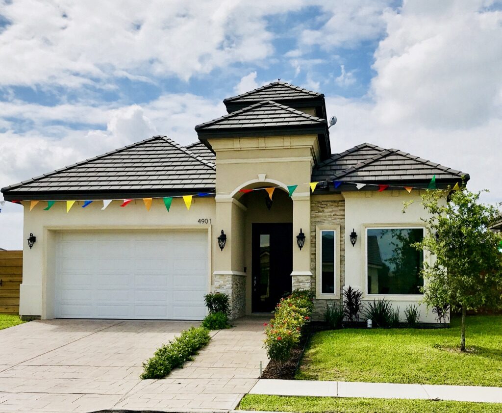 Breman custom home exterior — Rio Grande Valley