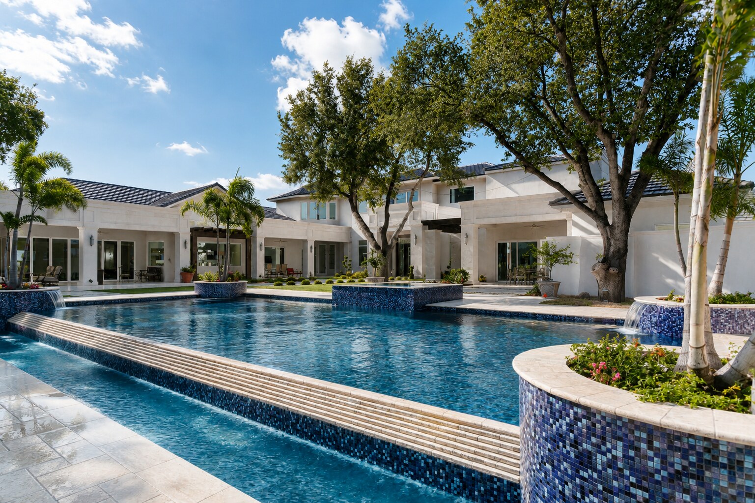 A luxury Breman custom estate with resort-style pool in the Rio Grande Valley
