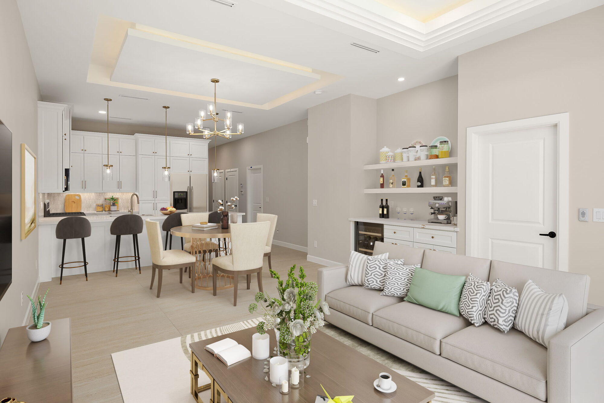 Breman custom home interior — Rio Grande Valley